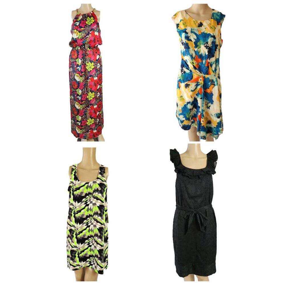 4 Dress Bundle Laundry Max & Cleo Kaii Jaye.e Sleeveless - Small NWT (Except 1)
